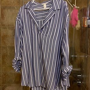 H&M Striped Long Sleeve Dress